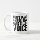 Search for bank teller mugs Banker