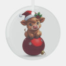 Search for cattle christmas tree decorations Santa