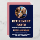 Search for rose gold retirement invitations Party