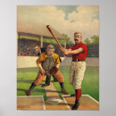Search for vintage baseball posters Catcher