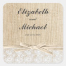 Search for burlap bridal shower stickers Lace