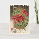 Search for vintage poinsettia christmas cards Cute