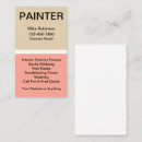 Search for paint chip business cards Decorator