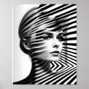 Search for black and white fashion posters Woman