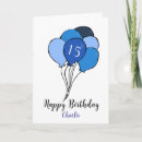 Search for boys 15th birthday cards Fifteen