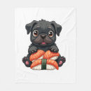 Search for black pug blankets Puppy