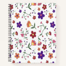 Search for flower pattern notebooks Watercolor