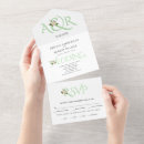 Search for mint wedding invitations Initials