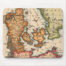 Search for old map designs mousepads Antique maps