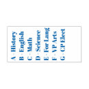 Search for classes business stationery College
