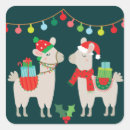 Search for llamas with hats stickers Xmas