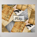 Search for vintage sheet music posters Musician