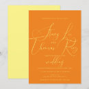 Search for orange and yellow invitations Colourful