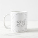 Search for 25th silver wedding anniversary mugs Elegant