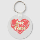 Search for love word key rings Heart