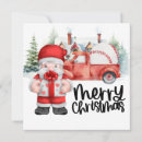 Search for baseball christmas cards Merry