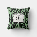 Search for green zebra cushions Retro