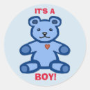 Search for baby teddy bear stickers It's a boy