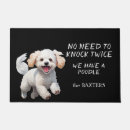 Search for poodle doormats Pet