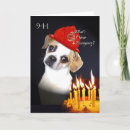 Search for firefighter birthday cards Dog