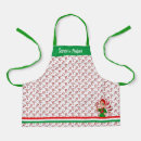 Search for cute elf aprons Candy cane