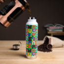 Search for friends tv show water bottles Vibrant pattern