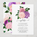 Search for purple and peach wedding invitations Floral