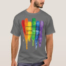 Search for rainbow paint tshirts Trans