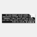 Search for beep bumper stickers Horn