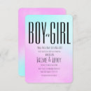 Search for team pink or blue invitations Modern