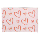 Search for hearts design pillowcases Pink