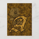 Search for monograms postcards Floral
