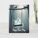 Search for ghost birthday cards Spooky