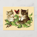Search for cat and butterfly postcards Cats