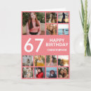 Search for 67th birthday cards Sixty seventh birthday