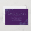 Search for purple wedding save the dates Save our date