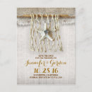 Search for burlap save date postcards Beach