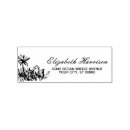Search for tropical return address rubber stamps Palm tree