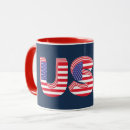 Search for red white and blue design mugs United states of america
