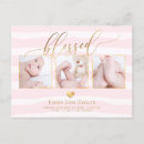 Search for blessed birth announcement cards Watercolor