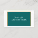 Search for teacher business cards Learning