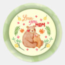 Search for love you mom stickers Watercolor