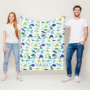 Search for green dinosaur blankets Boys