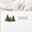 Search for drawing return address labels Watercolor
