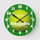 Search for sports nursery clocks Tennis