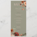 Search for blush and sage green wedding menus Modern