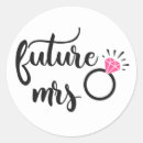 Search for future bride stickers Engagement