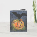 Search for halloween note cards Bat