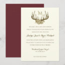 Search for deer antler wedding invitations Antlers