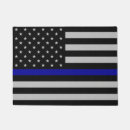 Search for thin blue line doormats Cop